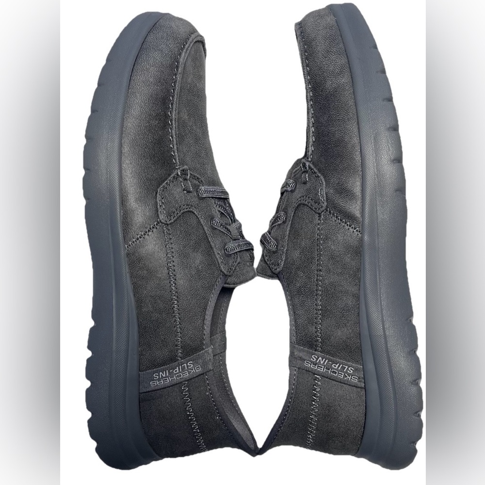 Skechers On The Go Flex Merit Slip In Shoes Charcoal Womens Size 8.5 NWOB Gray - Picture 4 of 8